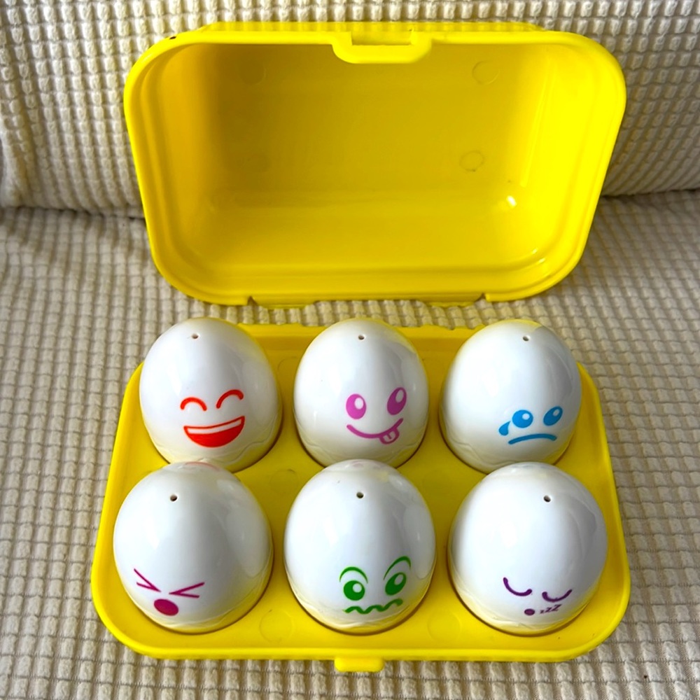 Color, face and shape matching Egg set
